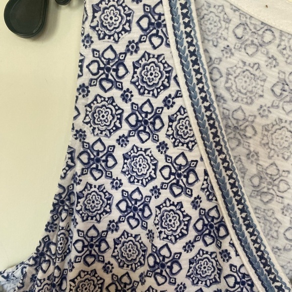 J. Jill women’s button down front tunic sleeveless top medium - Picture 7 of 8